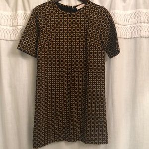 Loft quilted knit sheath dress